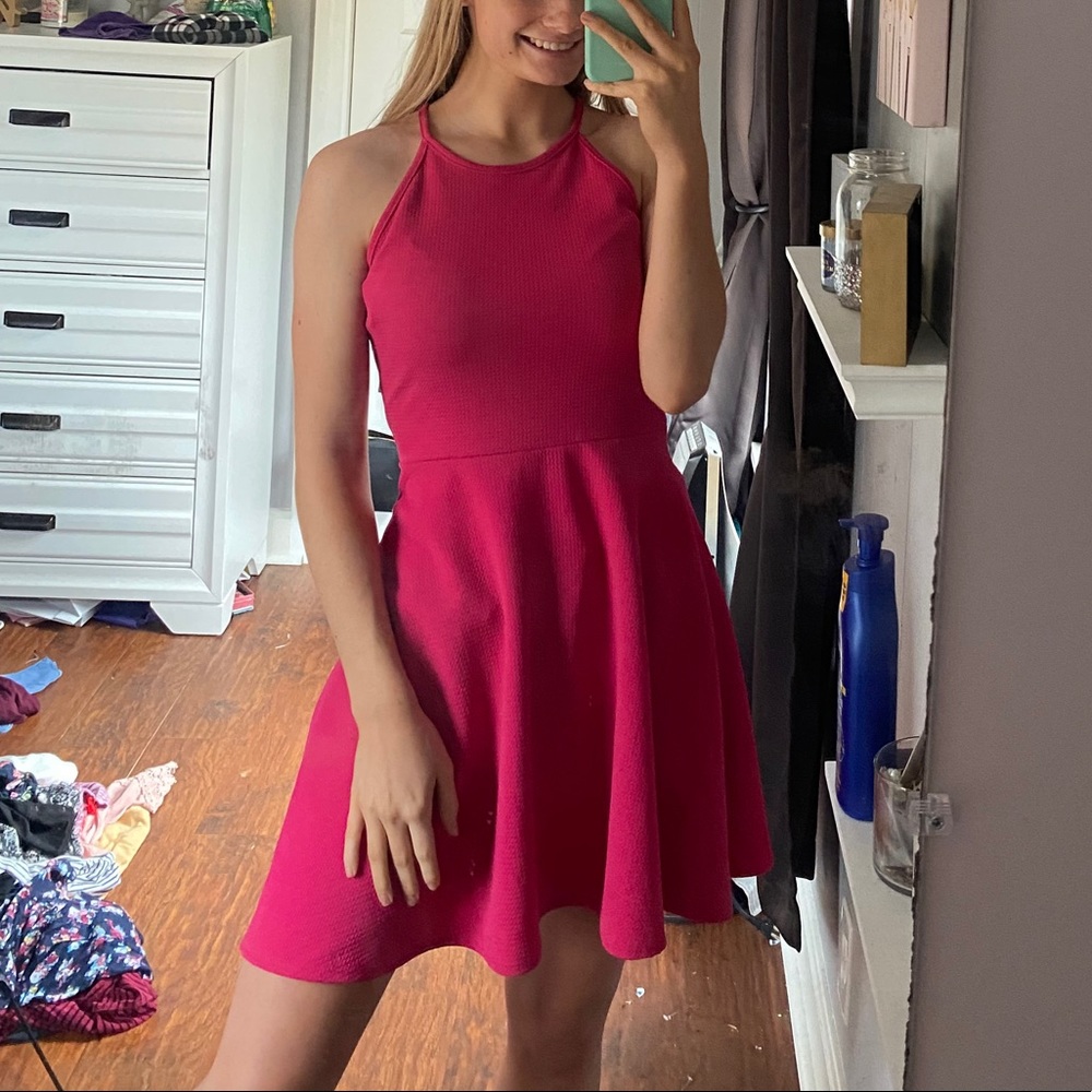 hot pink dress